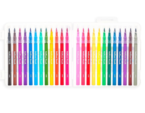 Brilliant Brush Markers- Set of 24