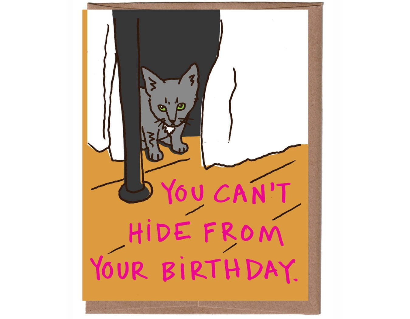 Can't Hide Birthday Greeting Card