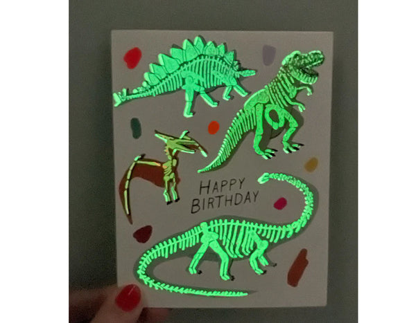 Happy Birthday Glow in the Dark Dinosaurs