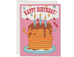 Pancake Birthday Greeting Card