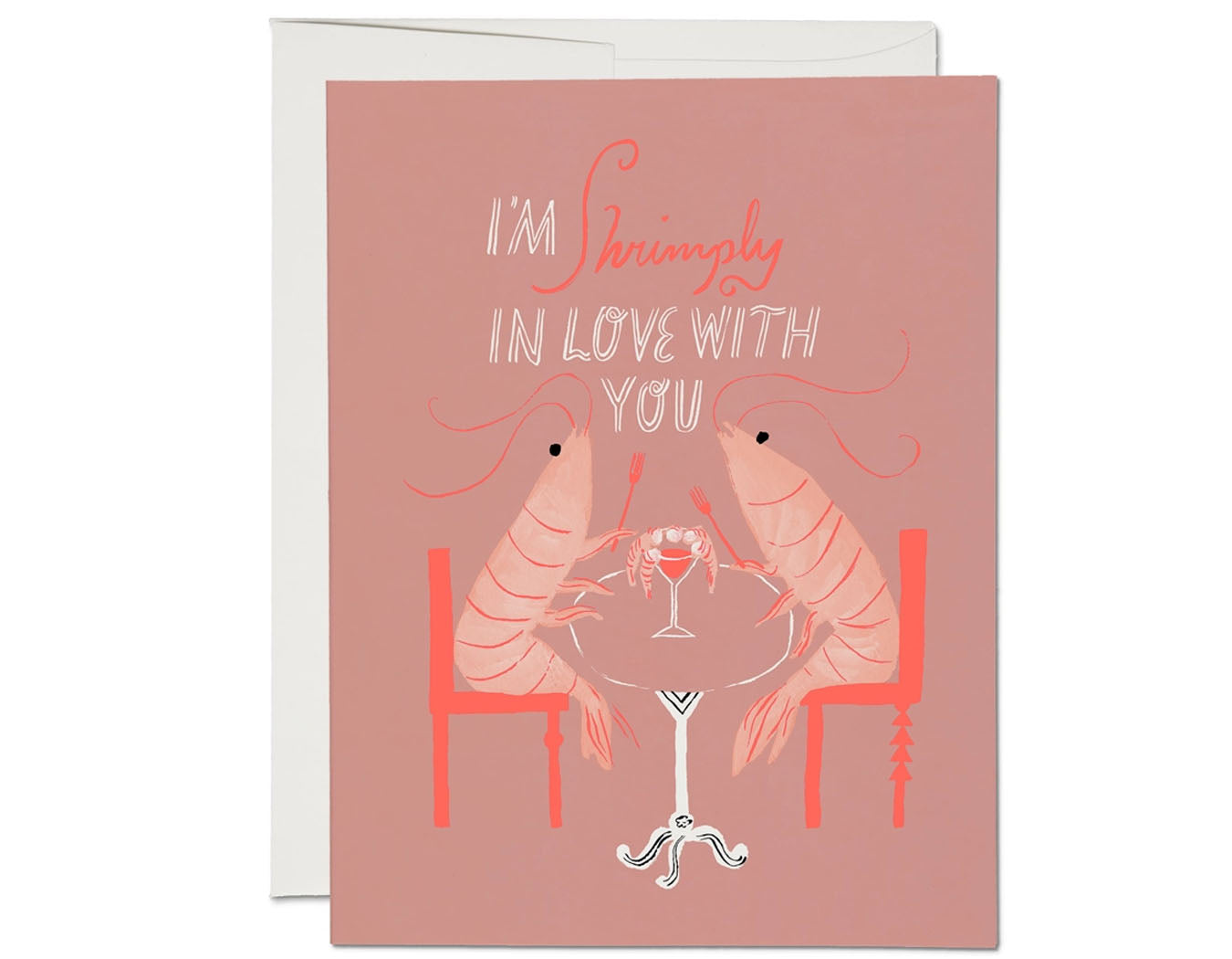 Shrimply Love Greeting Card