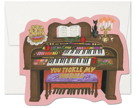 Tickle My Ivories Greeting Card