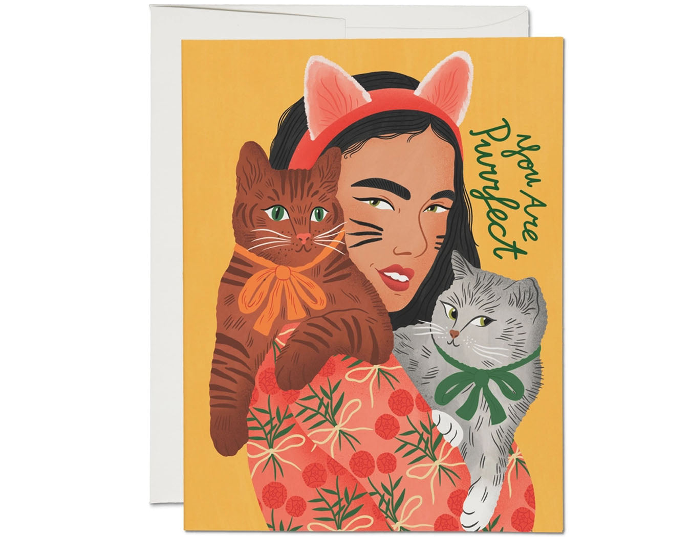 You Are Purrfect Friendship Greeting Card