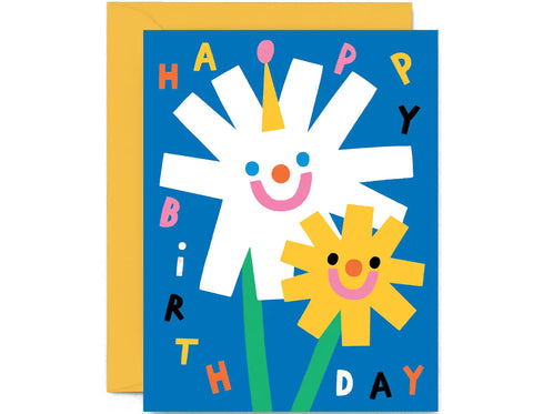 'birthday Flowers' Kids Birthday Greetings Card