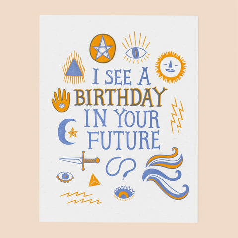 Ouija Birthday Card
