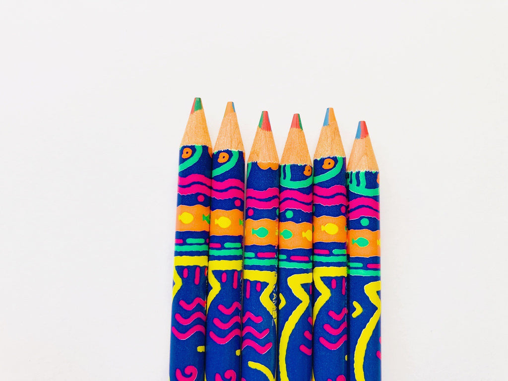 Coloring pencil set with Double G in multicolor