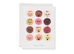 Sweet Baby Faces Card