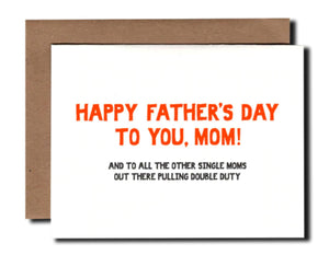 HAPPY FATHER'S DAY TO YOU MOM Paper Pastries HAPPY FATHER'S DAY TO YOU MOM Paper Pastries