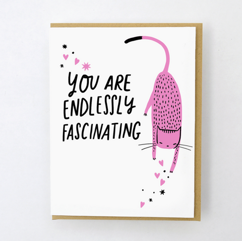 ENDLESSLY FASCINATING CAT CARD