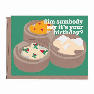 DIM SUM Birthday Card