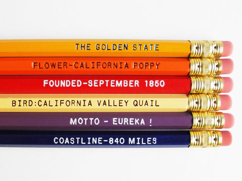 Paper Pastries California Pencil Set