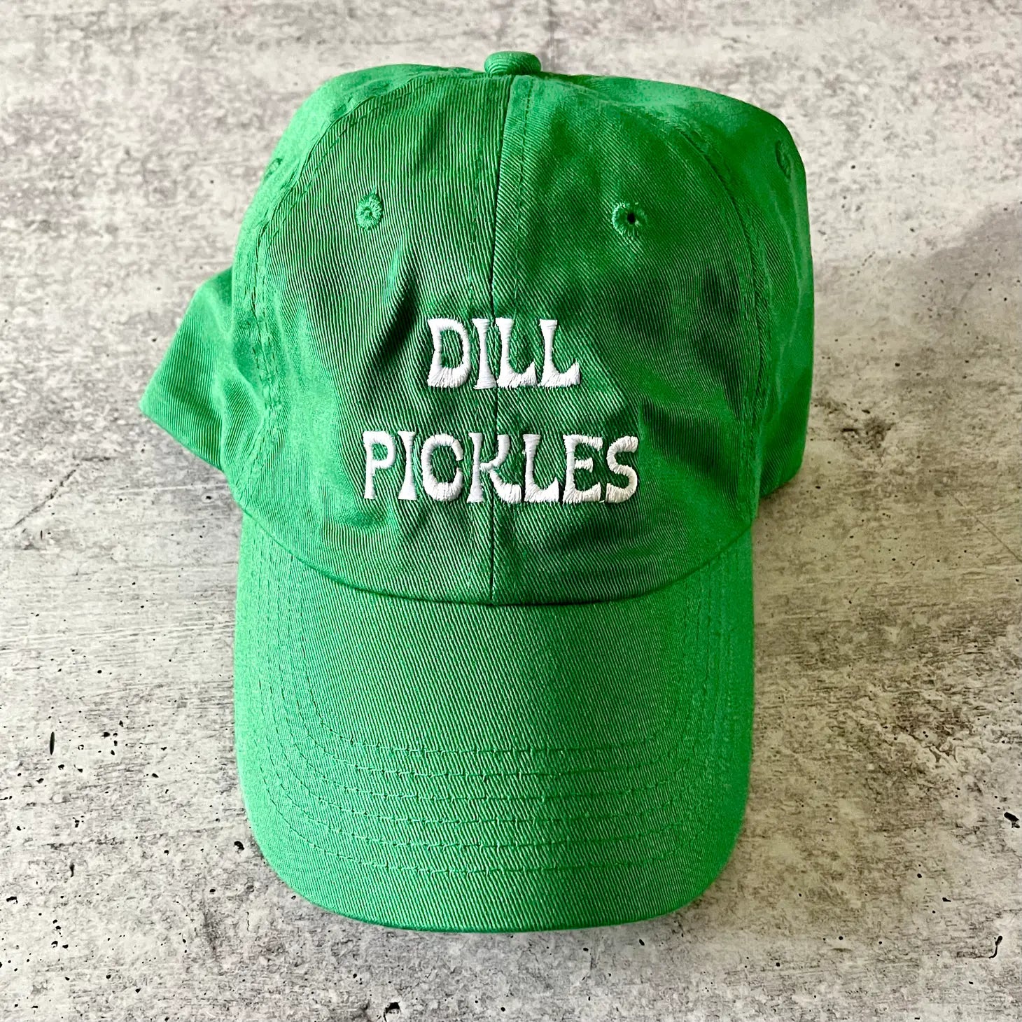 Dill Pickles Baseball Cap Unisex Dad Hat gifts green