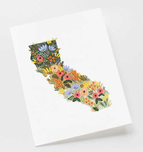 California Wildflowers Greeting Card