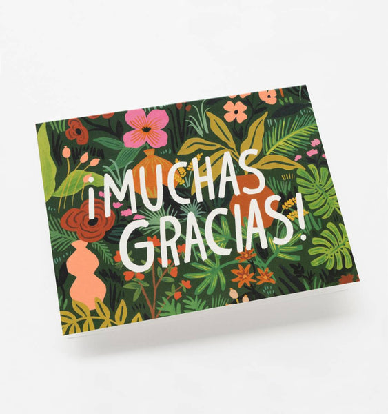 MUCHAS GRACIAS SPANISH THANK YOU Greeting Card