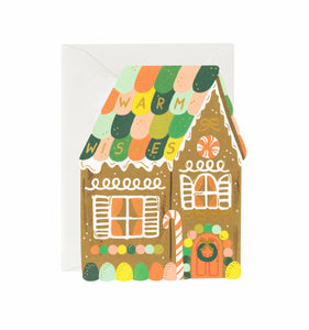 Gingerbread House Diecut Christmas Card Boxed Set