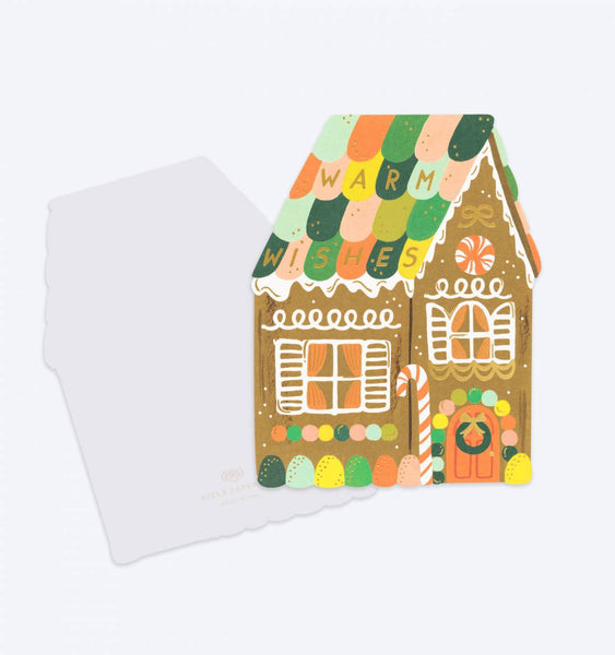 Gingerbread House Diecut Christmas Card Boxed Set