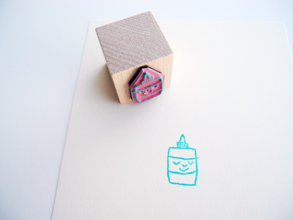 Small Object Single Rubber Stamp
