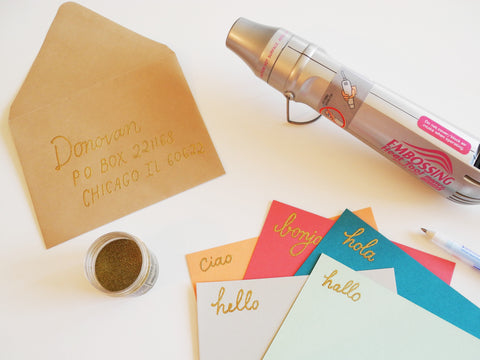 Glue Pen and Embossing Accessories