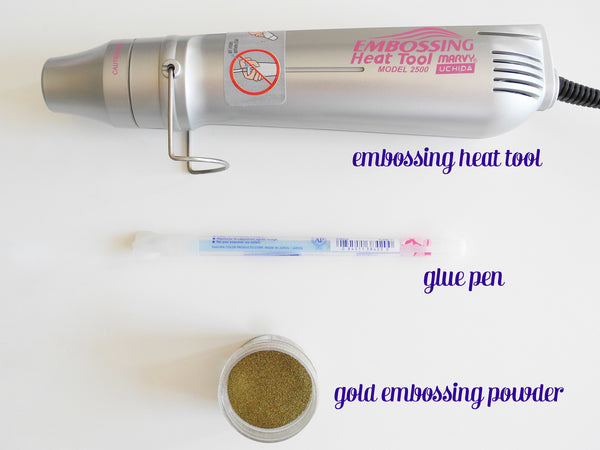 Glue Pen and Embossing Accessories