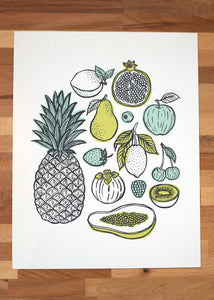 Fruit Illustrations Art Print