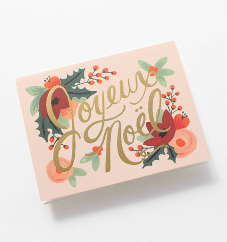 Joyeux Noel French Christmas Cards Boxed Set