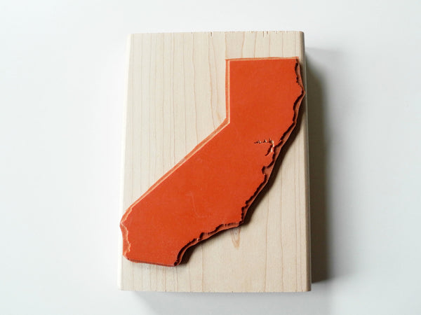 Extra Large State Rubber Stamp