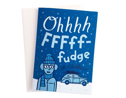 Oh, Fudge - A Christmas Story Christmas card