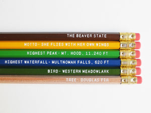 Paper Pastries Oregon Pencil Set