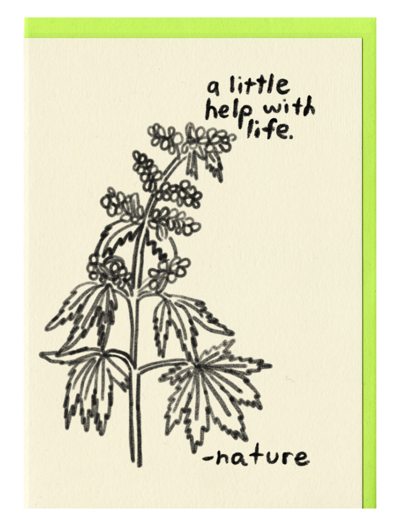 Weed NATURE CARD