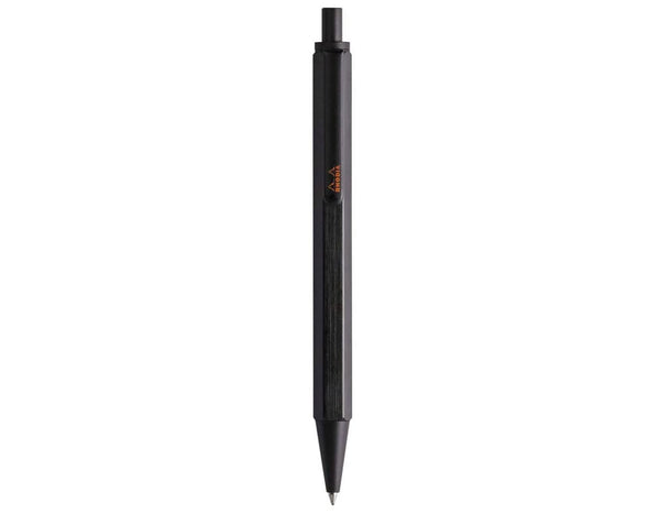 black aluminum body retractable pen