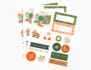 Rifle Paper Co Seasons Greetings Holiday Gift Stickers