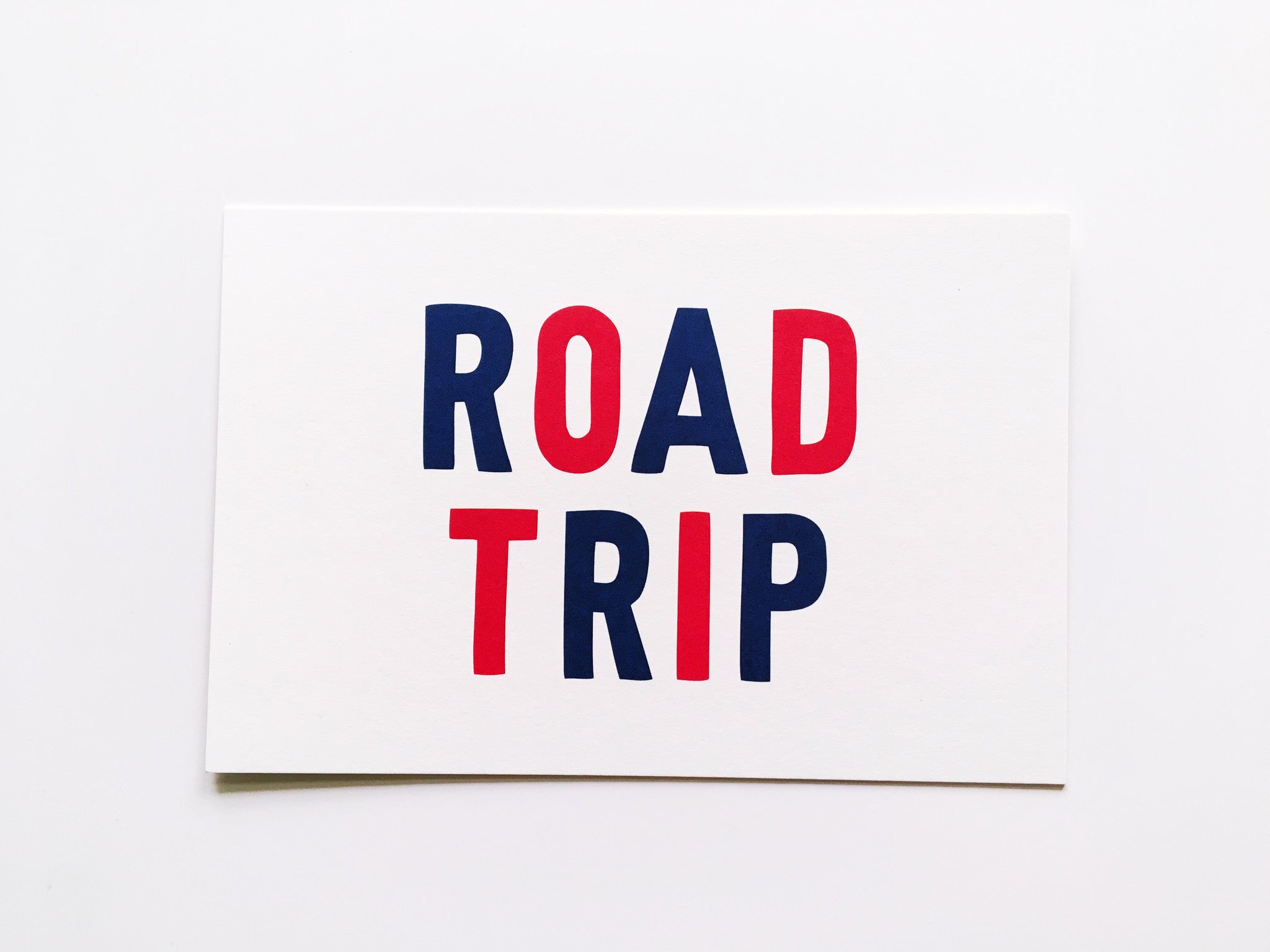 Road Trip Summer Vacation Card