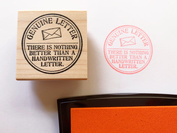 Round Letter Seal Rubber Stamps