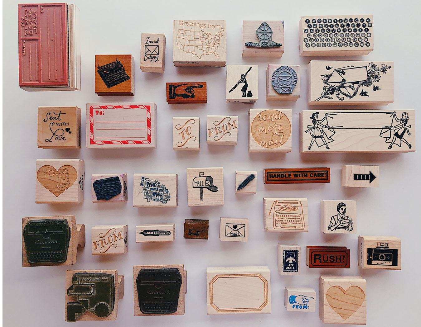 STAMP SAMPLES - AS IS Rubber Stamps – Paper Pastries