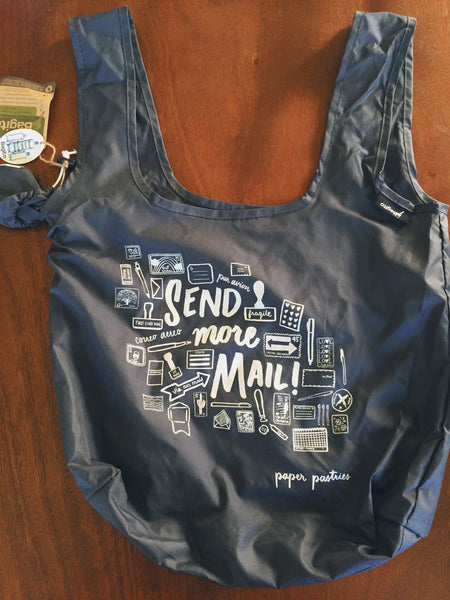 Eco Tote Send More Mail 100% Recycled Reusable Shopping Bag