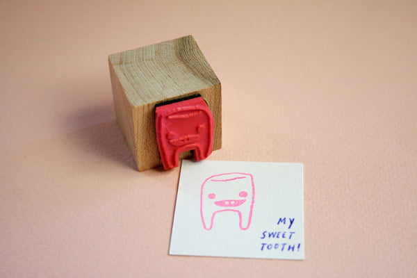 Small Object Single Rubber Stamp