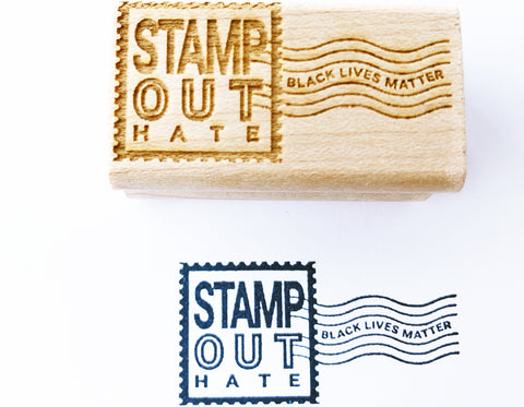STAMP OUT // HATE BLACK LIVES MATTER Rubber Stamps