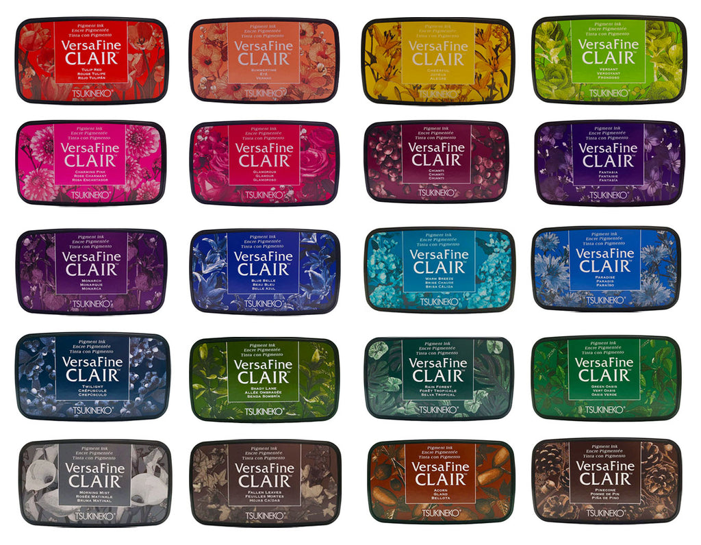 Crafty Urchins - These new colours of VersaFine ink pads 'Clair