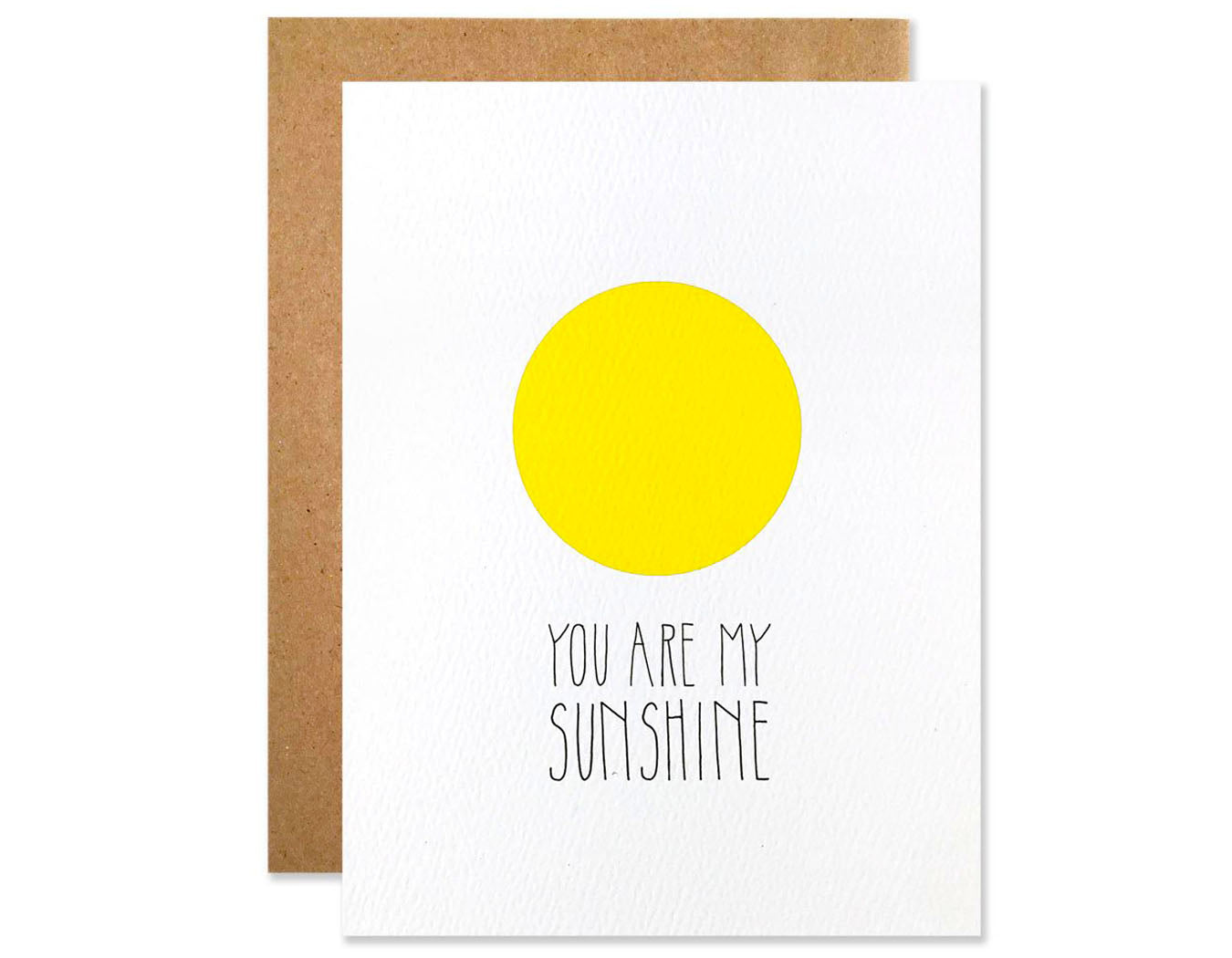 neon yellow circle text reads you are my sunshine
